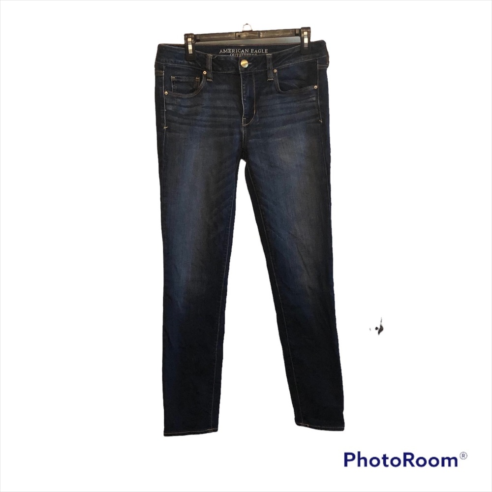 American Eagle Skinny Jeans Size 8 AEO Denim Super Stretch